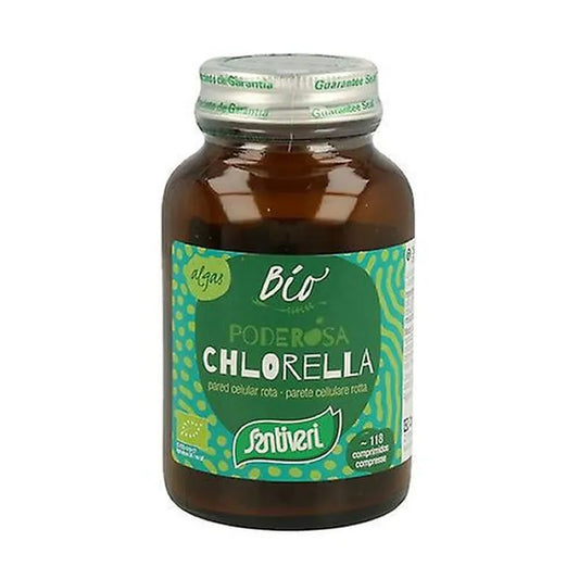 SANTIVERI Chlorella Algen Bio 118 Tabletten Nahrungsergänzung Kosmetik
