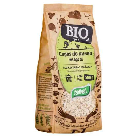 SANTIVERI Bio Vollkorn Haferflocken 500 g Beutel Kosmetik