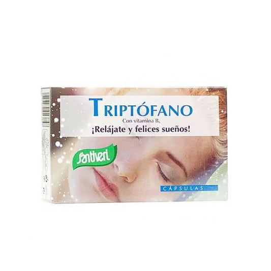 SANTIVERI Triptofano 40 Kapseln Nahrungsergänzung Kosmetik