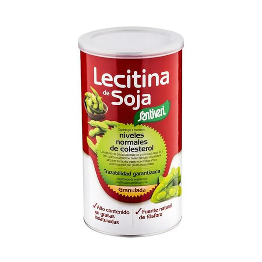 SANTIVERI Lecithin Granulat 400 g im Glas Kosmetikrohstoff