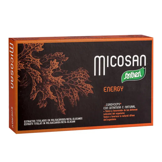 SANTIVERI Micosan Energy 40 Kapseln Nahrungsergänzungsmittel Kosmetik