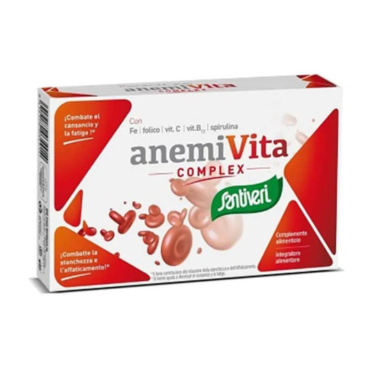 SANTIVERI Anemivita Complex Eisen 40 Kapseln Nahrungsergänzungsmittel Kosmetik