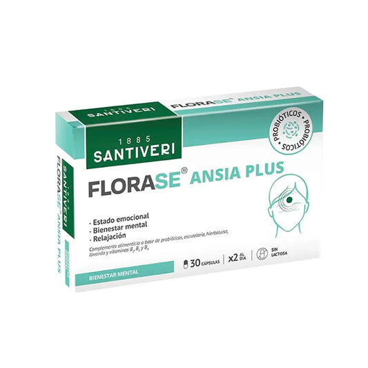 SANTIVERI Florase Ansia Plus 40 Kapseln Nahrungsergänzungsmittel Kosmetik