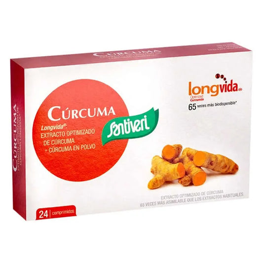 SANTIVERI Kurkuma 24 Tabletten Nahrungsergänzung Kosmetik