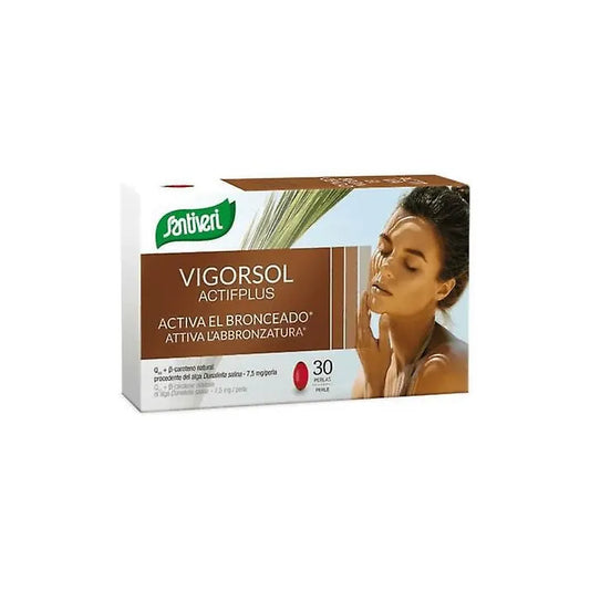 SANTIVERI Vigorsol Actifplus 30 Perlen Nahrungsergänzung Kosmetik