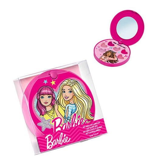 CARTOON CARTOON Lorenay Barbie Puder mit Spiegel und Lippenstift Gloss L C Kosmetik