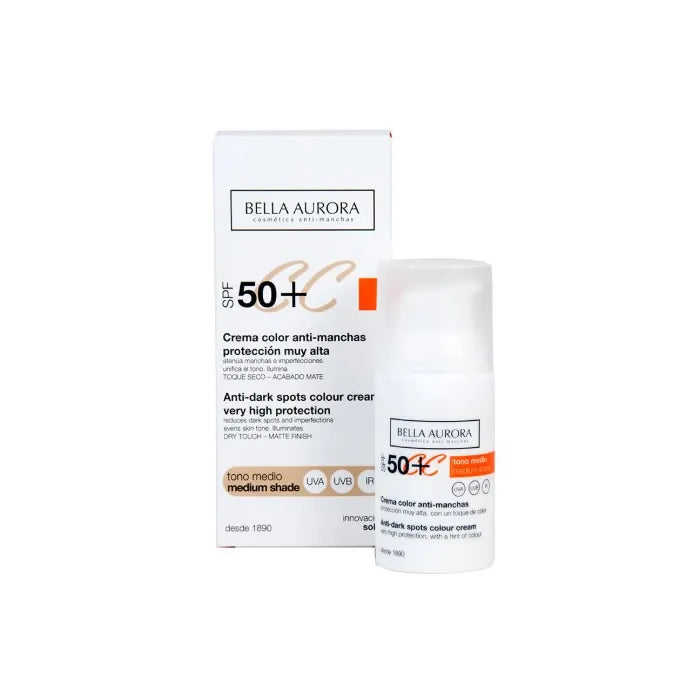 BELLA AURORA BELLA AURORA CC Anti-Spot Cream SPF 50 Medium Tone 30 ml Creme