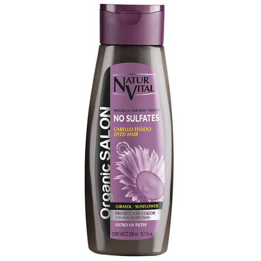 NATURVITAL Organic Salon Haarmaske für coloriertes Haar 300 ml Haarpflege