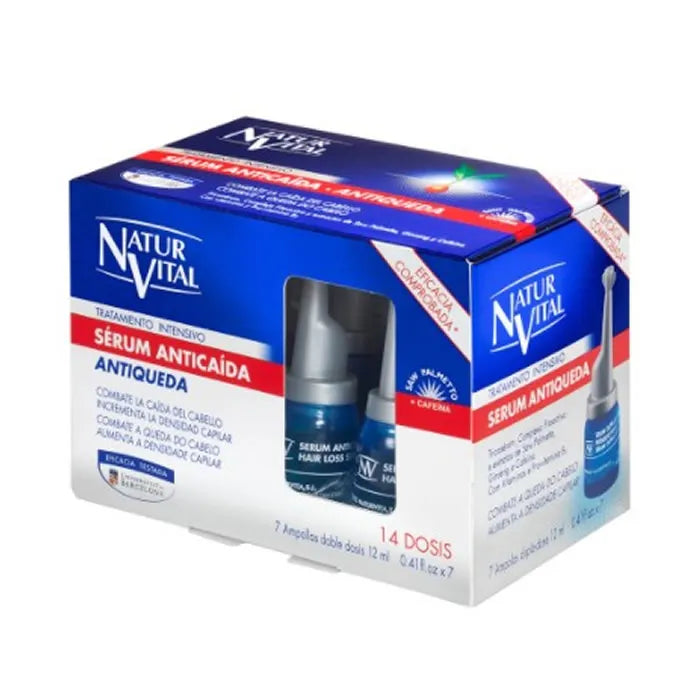 NATURVITAL Naturvital Anti-Haarausfall Serum Intensive Behandlung Ampullen 7X12 ml