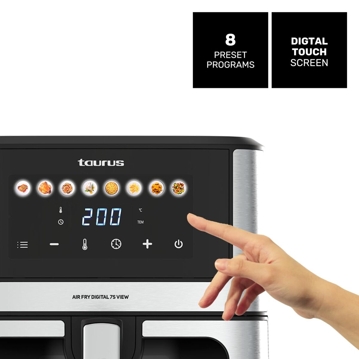 Taurus Heißluftfritteuse Taurus 973999000 Schwarz