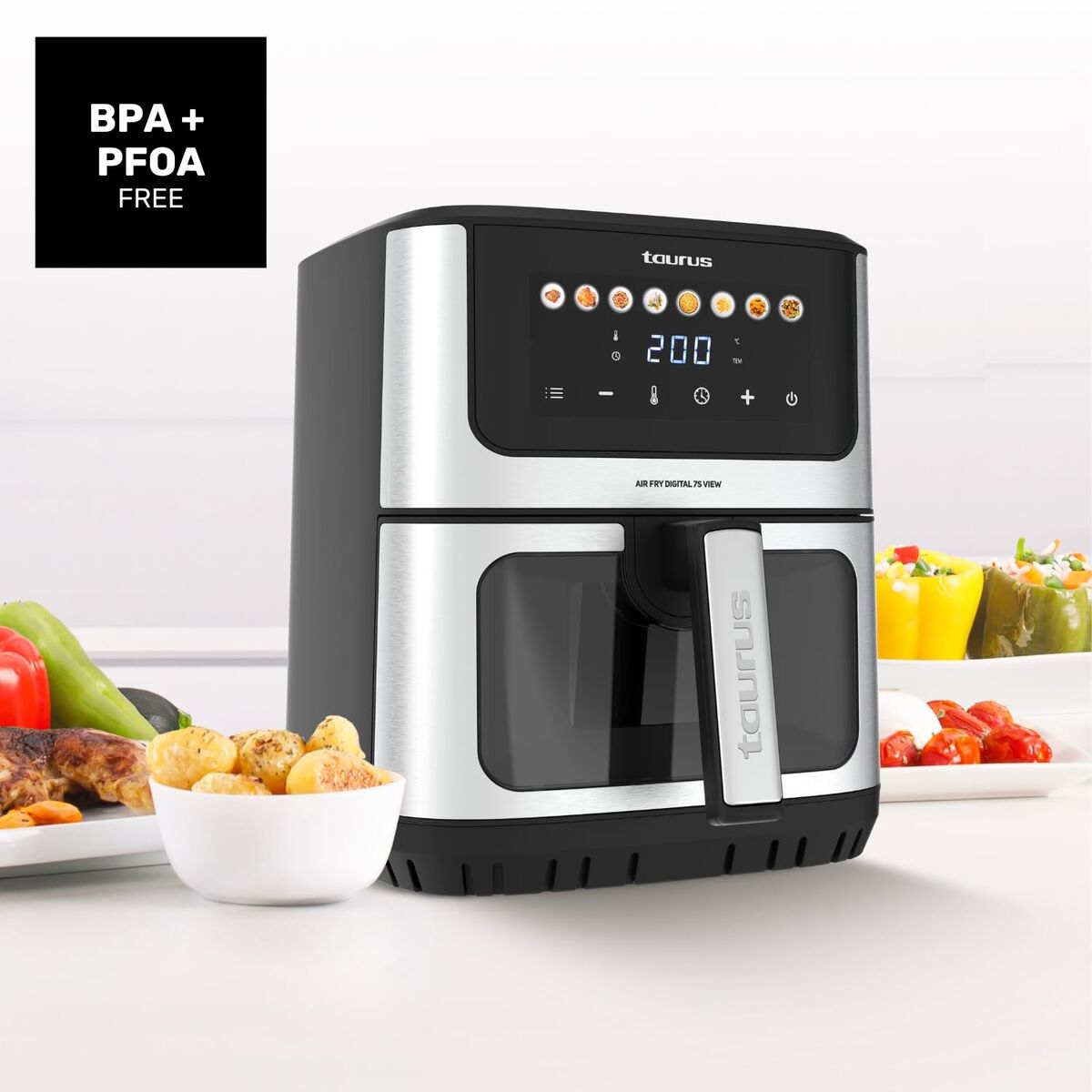 Taurus Heißluftfritteuse Taurus 973999000 Schwarz