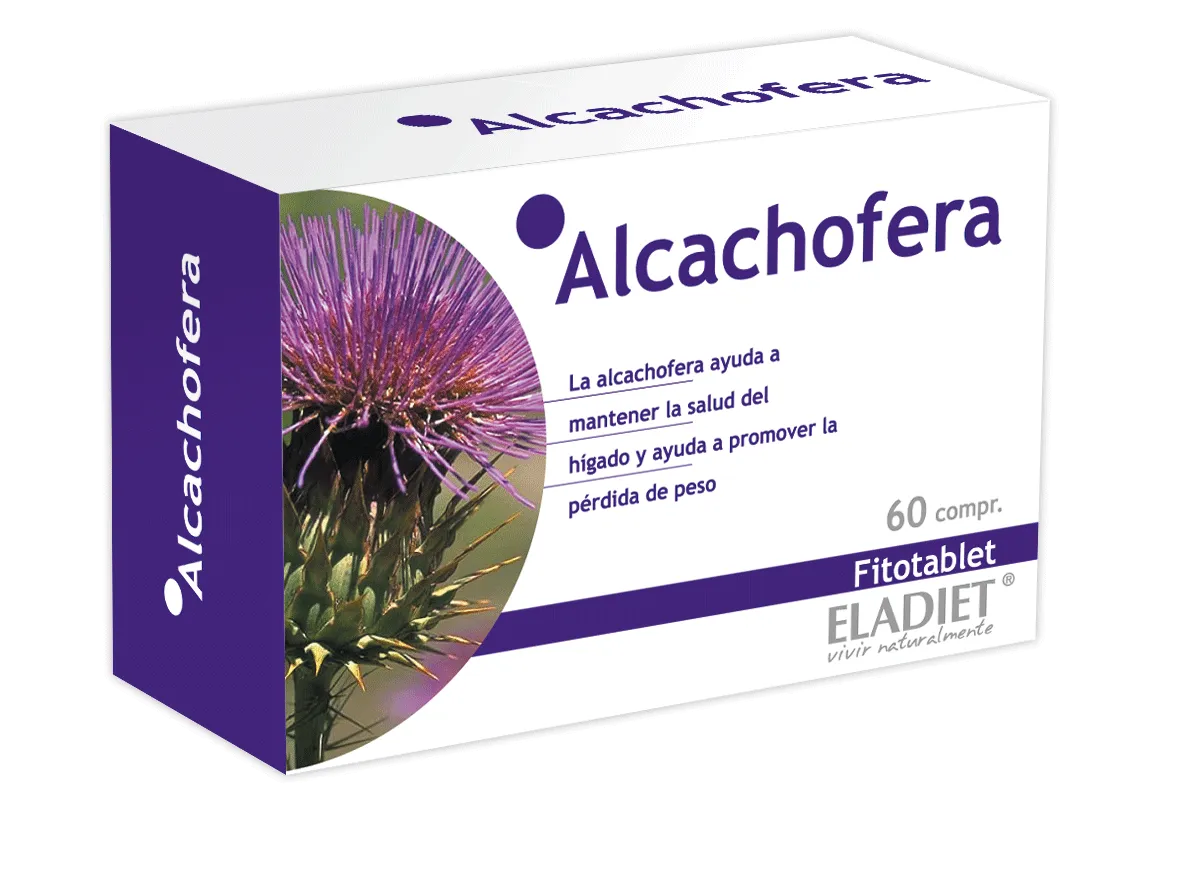 ELADIET ELADIET Alcachofera 60 Tabletten 330 mg Nahrungsergänzungsmittel Kosmetik