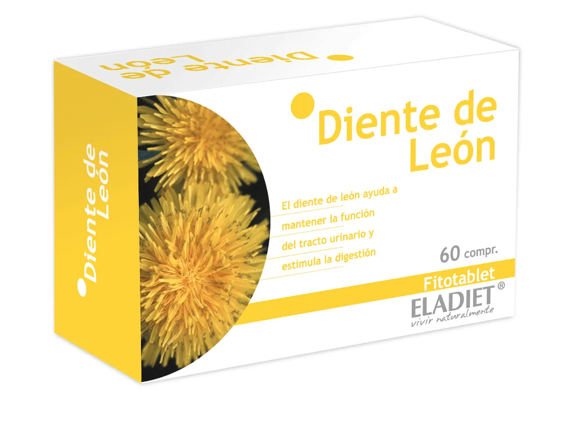 ELADIET ELADIET Fitotablet Diente Leon 330 mg 60 Tabletten Nahrungsergänzung Kosmetik