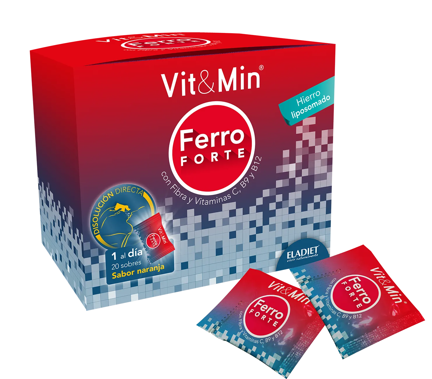 ELADIET ELADIET Vit y Min Ferro Forte 20 Sticks Nahrungsergänzungsmittel Kosmetik