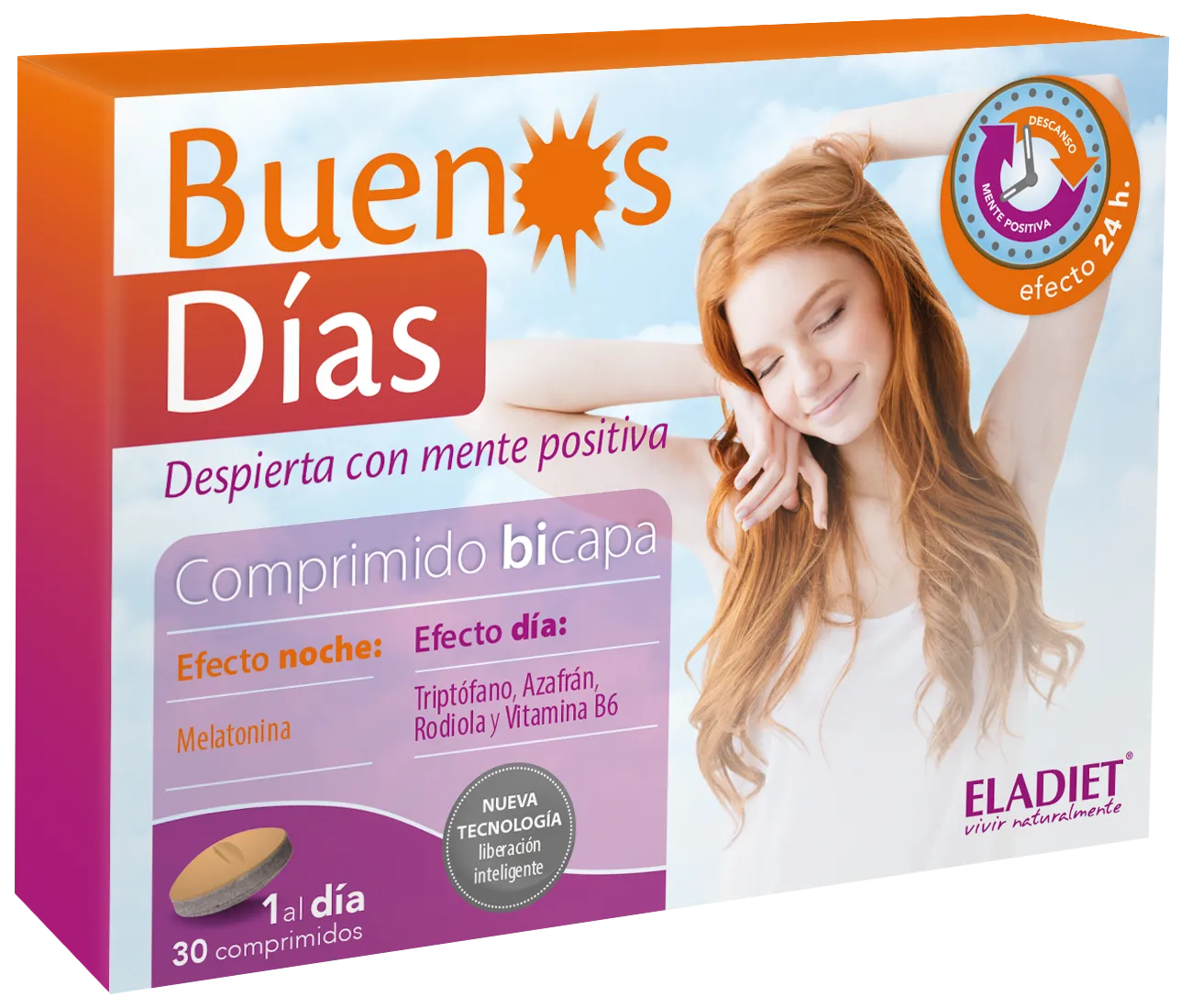 ELADIET ELADIET Buenos Dias 30 Kapseln Nahrungsergänzung Kosmetik