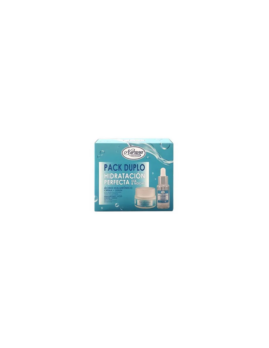 NURANA Pack Duplo Hydratation Perfekt Tag und Nacht mit Hyaluronsäure Kosmetik