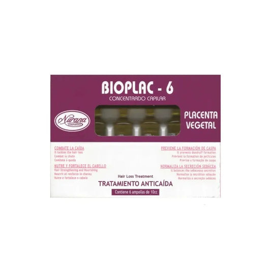 NURANA NURANA Bioplac-6 Ampullen gegen Haarausfall 6 x 10 ml Haarpflege