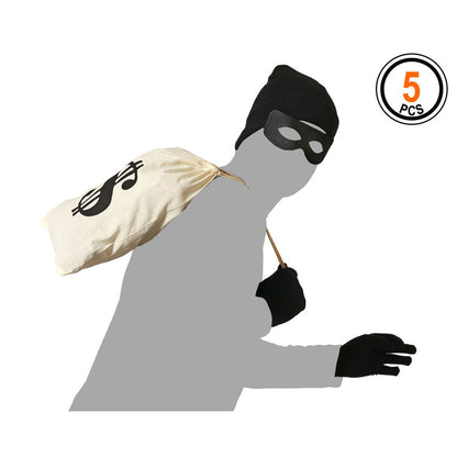 Bigbuy Carnival Verkleidung Für Erwachsene Dieb Ladybug (4 Stück)