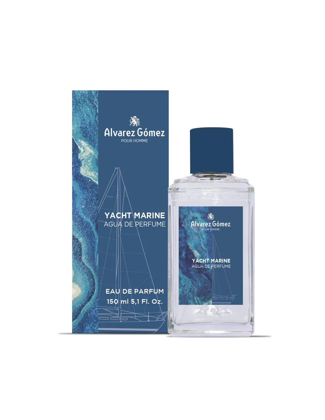 ALVAREZ GÓMEZ ALVAREZ GÓMEZ Yacht Marine Pour Homme Eau de Toilette 150 ml Kosmetik