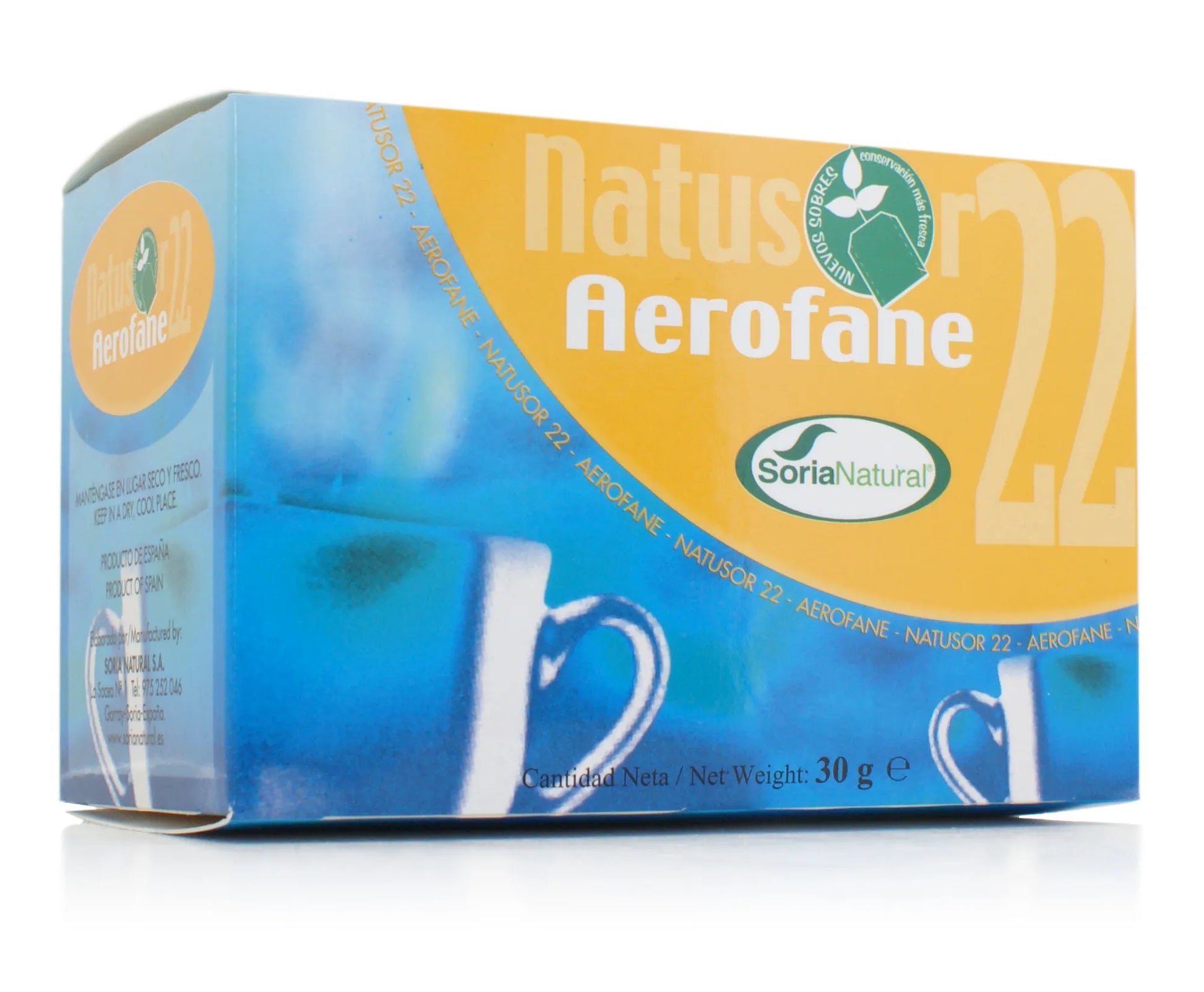 SORIA SORIA Natusor 22 Aerofane Sonnenschutz 20 Filter Kosmetikprodukt