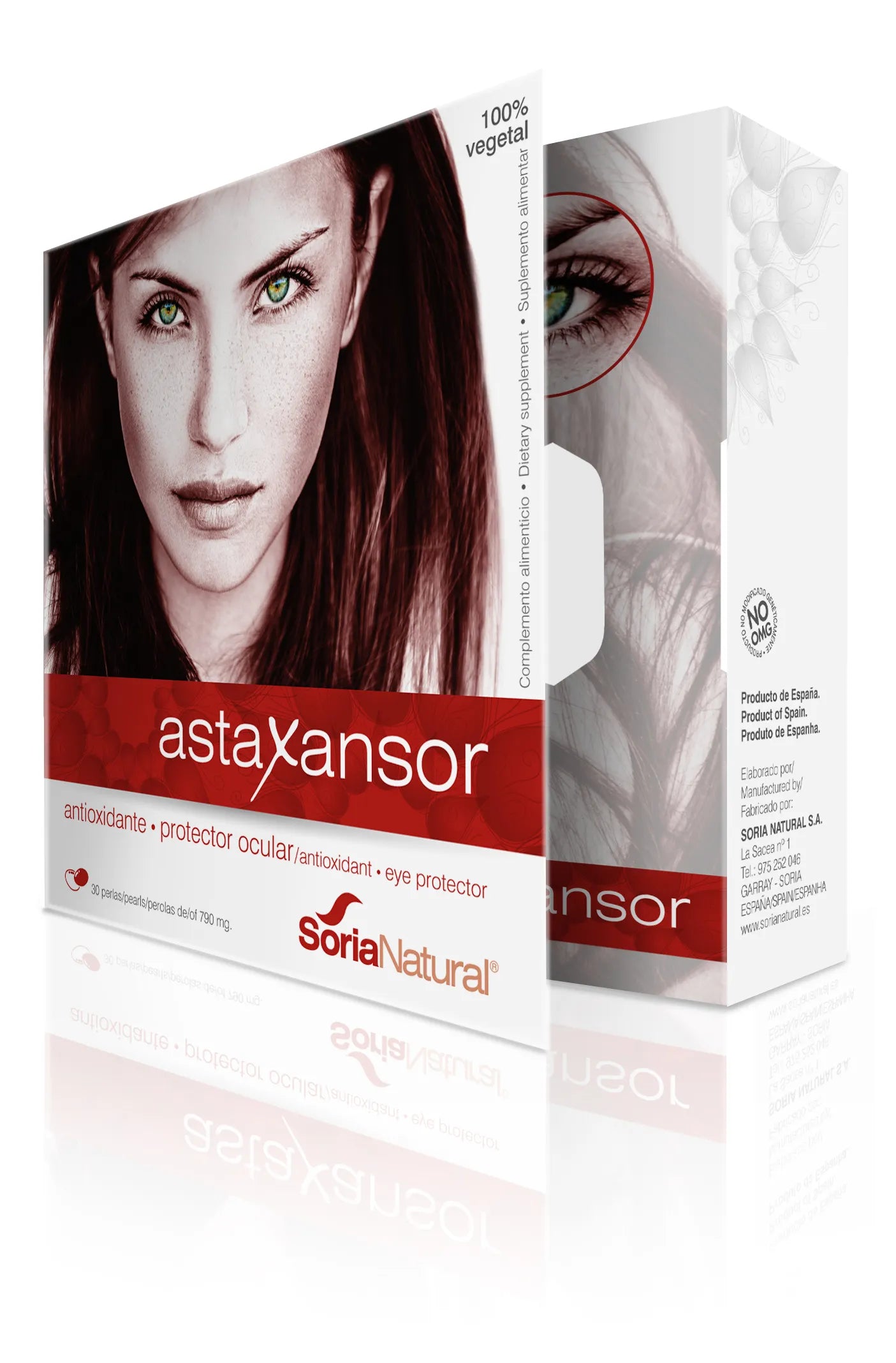 SORIA SORIA Astaxansor 790 mg 30 Perlas Nahrungsergänzungsmittel Kosmetik