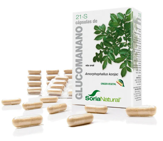 SORIA 21-S Glucomanano 400 Mg 60 Cap Kosmetik