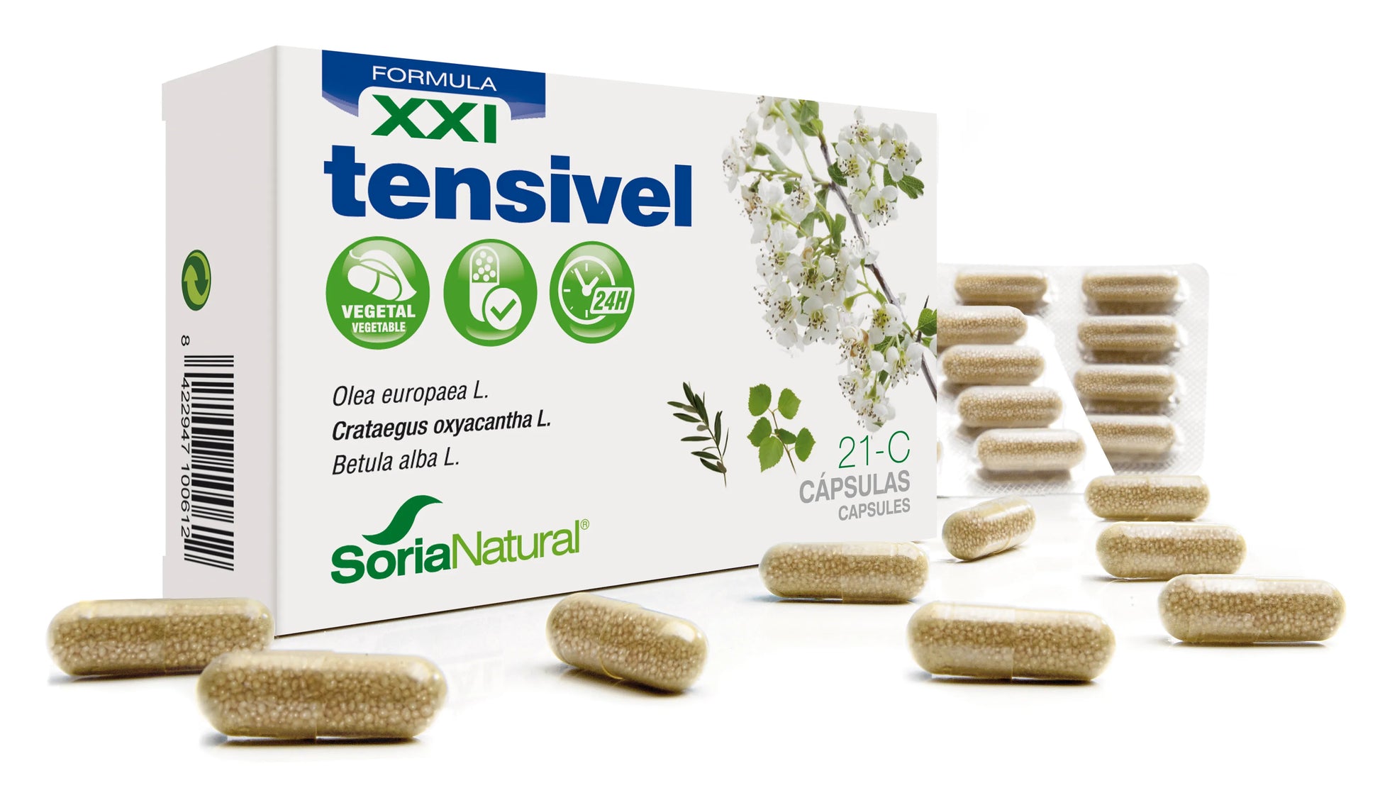 SORIA SORIA 21-C Tensivel 600 mg 30 Kapseln mit verlängerter Freisetzung Kosmetik