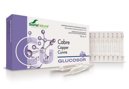 SORIA Glucosor Cobre 28 Ampolllas X 2 ml Kosmetik