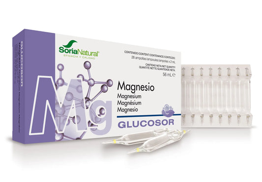 SORIA Glucosor Magnesio 28 Viales X 2 ml Kosmetik