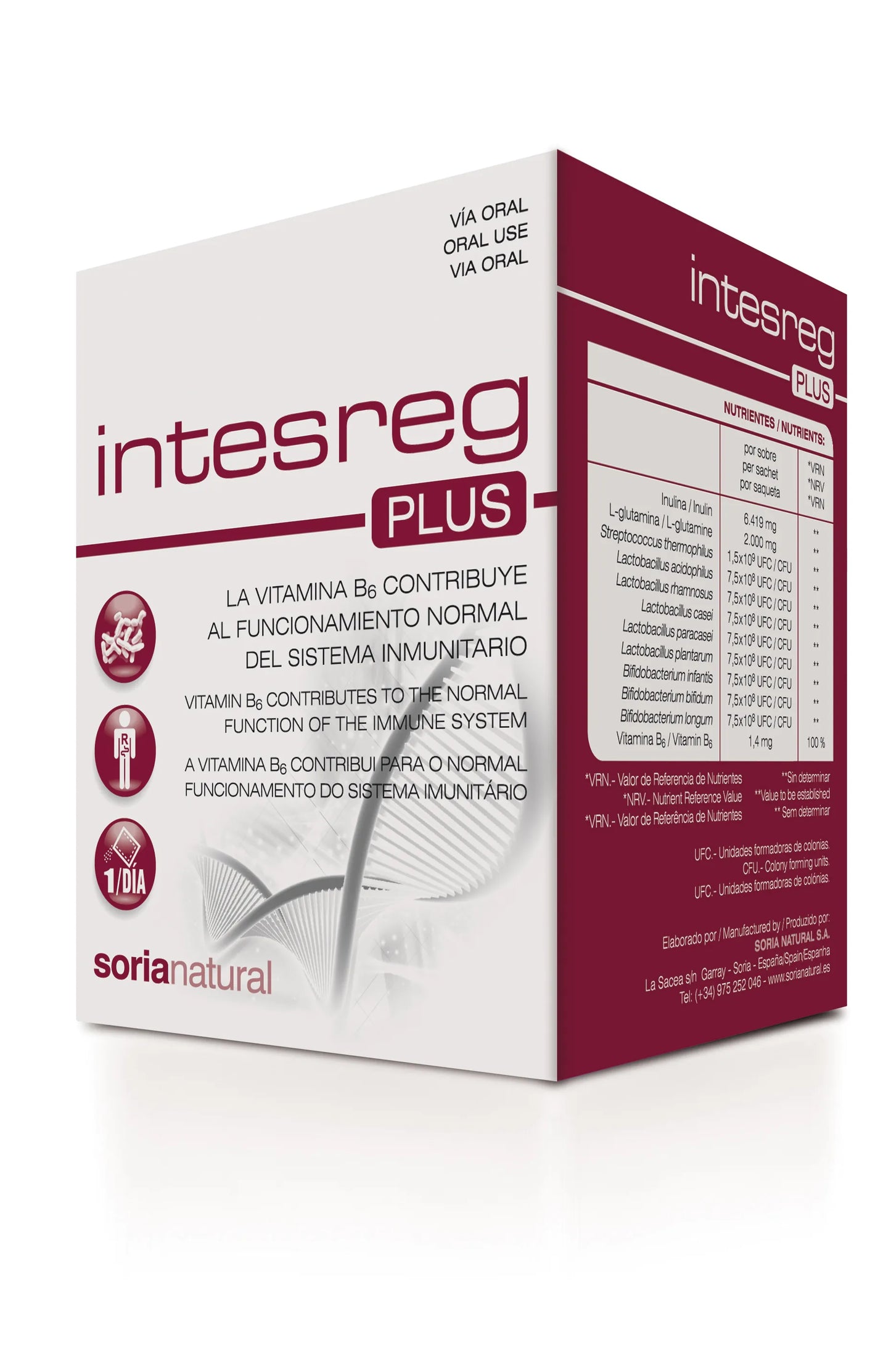 SORIA SORIA Intesreg Plus 14 Beutel je 10 g Kosmetikprodukt