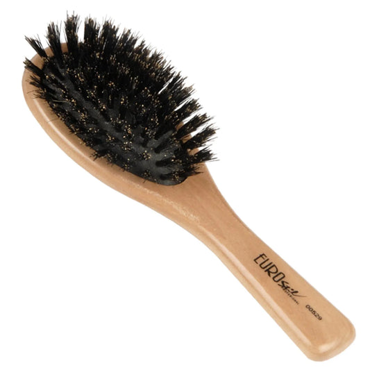 EUROSTIL Madera Neumático kleiner Bürstenkopf mit Borsten 1 Stück Kosmetik