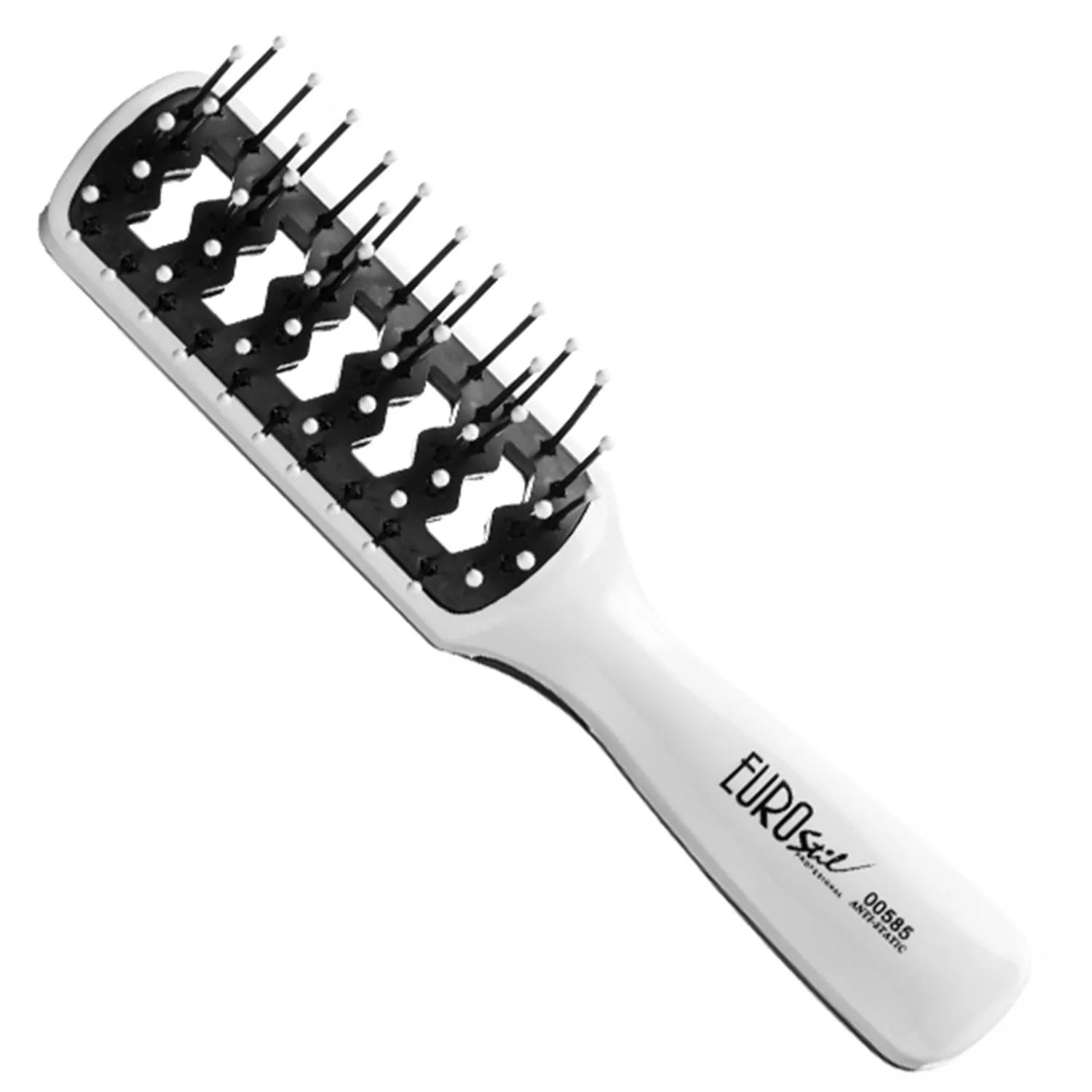 EUROSTIL Eurostil Esqueleto Bicolor Cepillo Anti-Estatico Pequeño 1Un Kosmetik