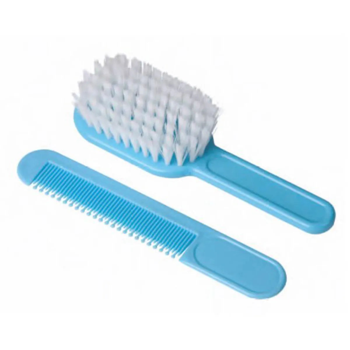 EUROSTIL EUROSTIL Baby Bürste weich blau 1 Stück mit Kamm 1 Stück Kosmetik