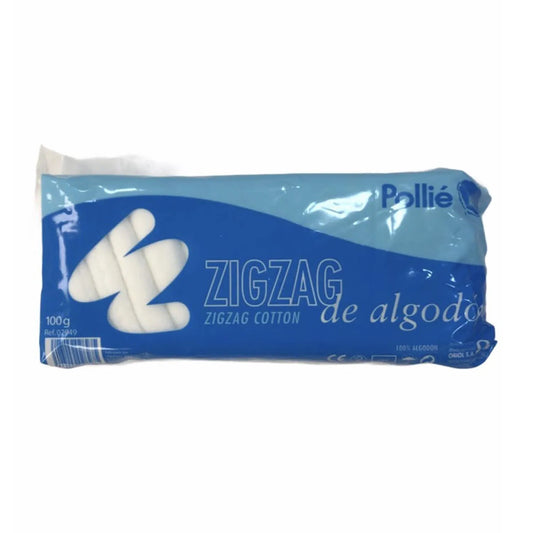 EUROSTIL Zigzag Algodón Kosmetik-Watte 100 g
