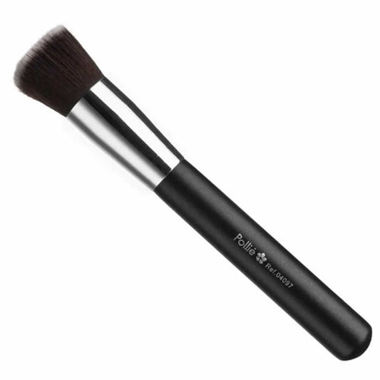EUROSTIL Professionell Kabuki Flat Brush 1 Schwarz Kosmetik