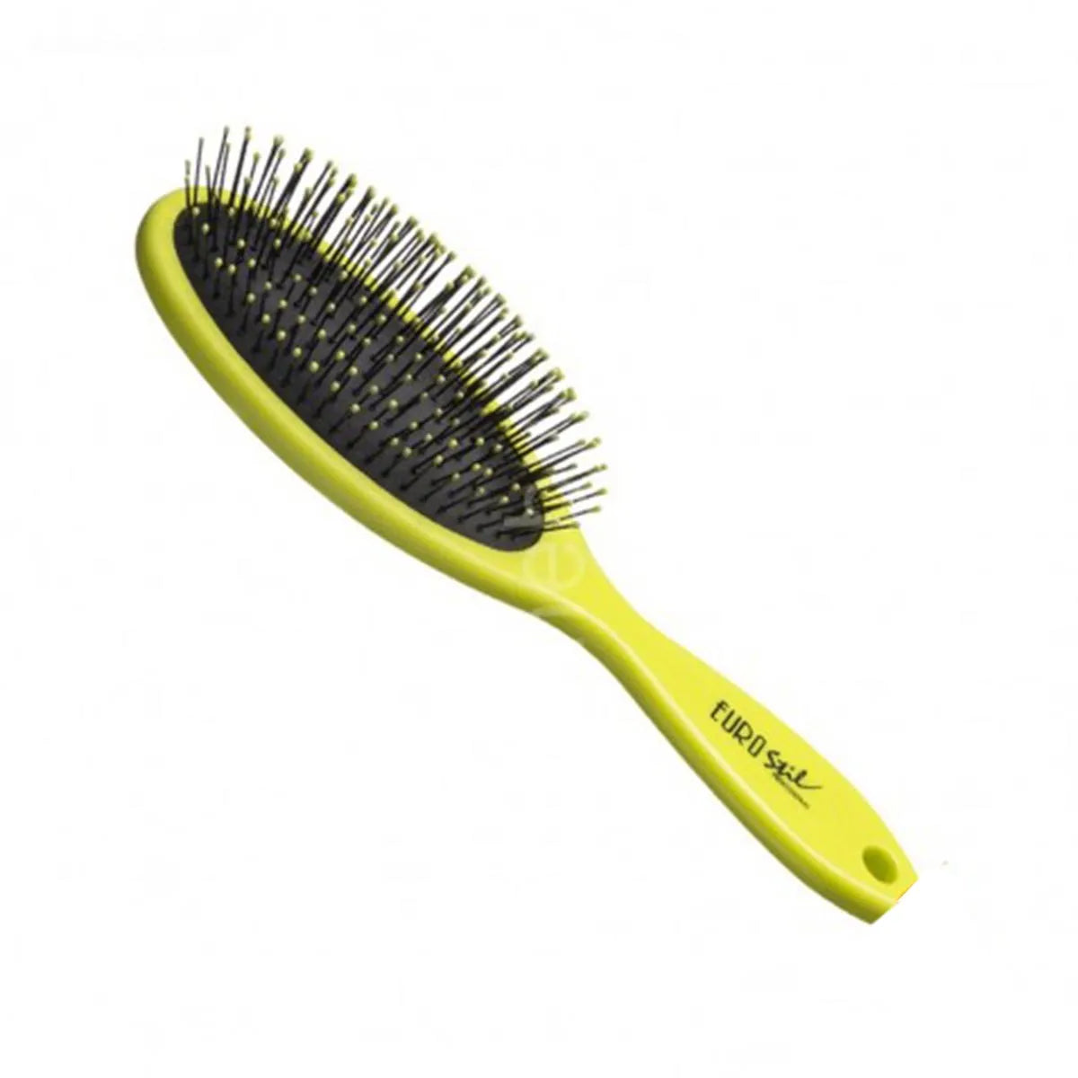 EUROSTIL EUROSTIL Ovaler Haarbürste Medium Grün Fluoreszierend 1 Stück Kosmetik