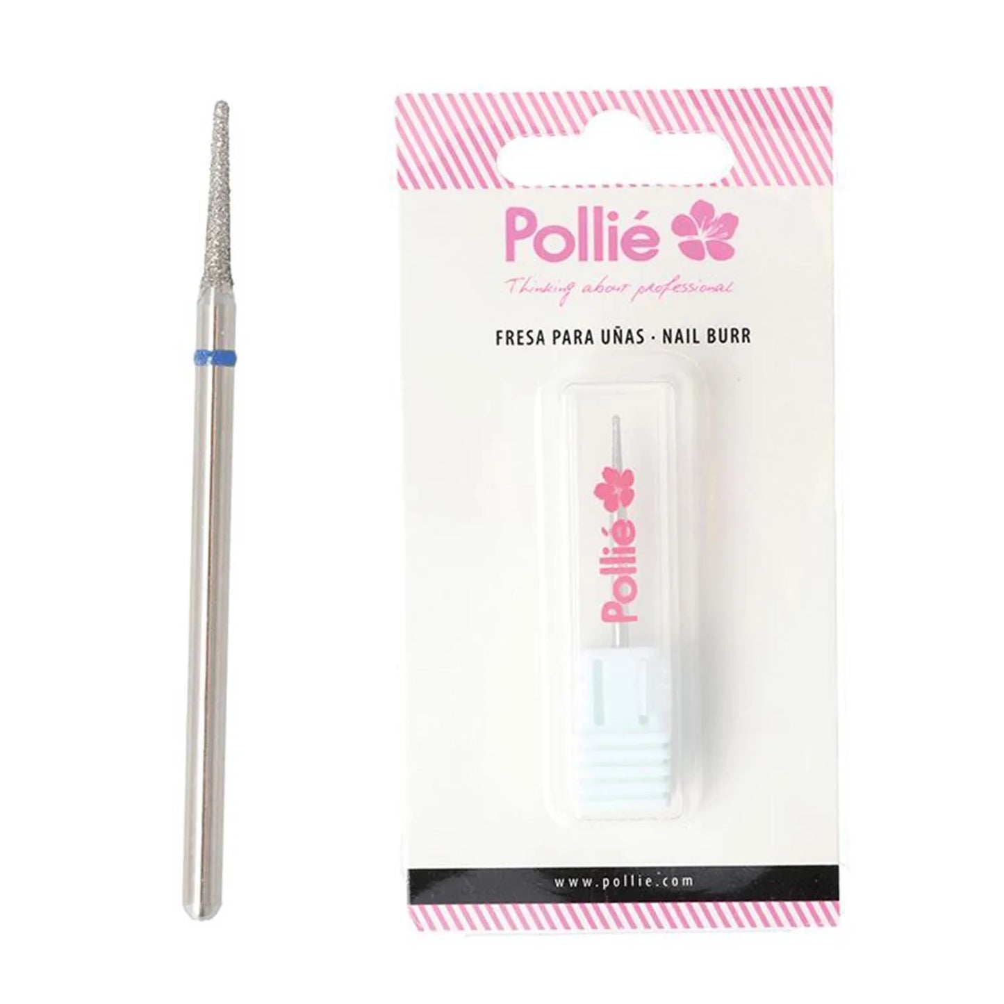 EUROSTIL Eurostil Stainless Steel Long Tapered Drill Bit Nail Burr Nagelpflege