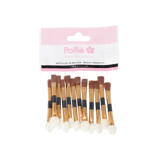 EUROSTIL Pack Pinsel-Applikatoren für Lidschatten mit Schwamm 1 Stück