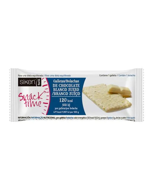 SIKEN SIKEN 3x Form Tentenpie Galleta Chocolate Blanco 25 g Packung Kosmetik