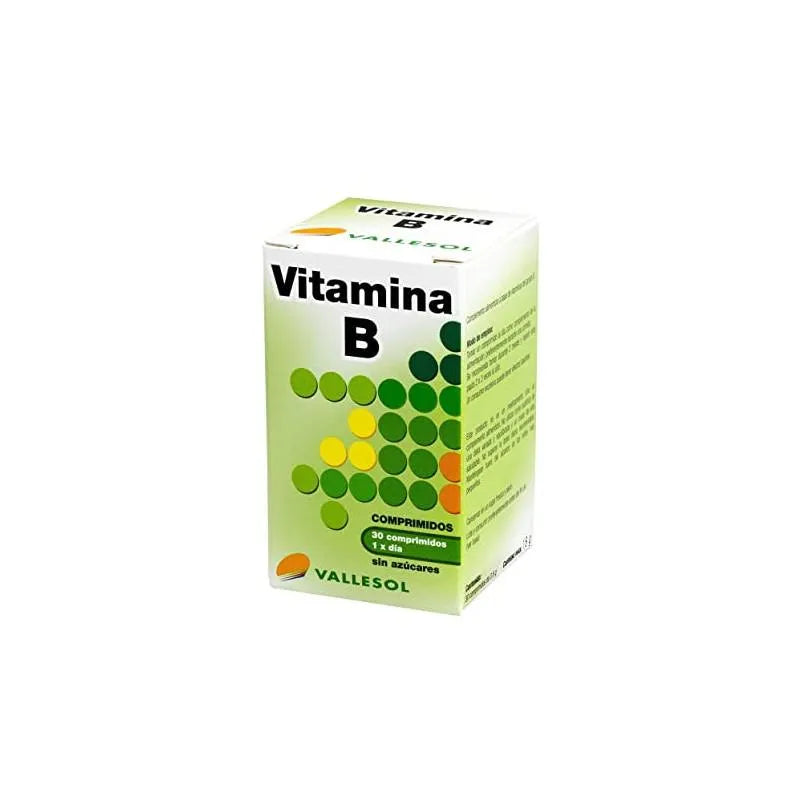 VALLESOL VALLESOL Complex Vitamin B 30 Kapseln Nahrungsergänzungsmittel Kosmetik
