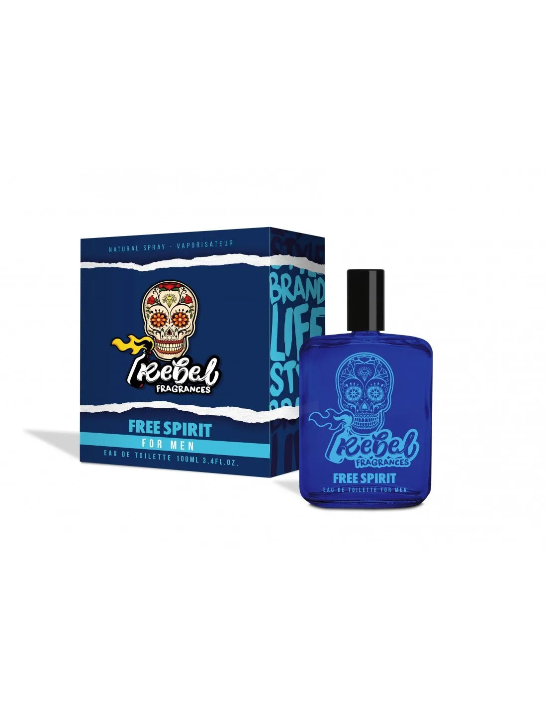 REBEL REBEL EdT 100 ml Man Free Spirit Herrenduft Eau de Toilette Parfüm