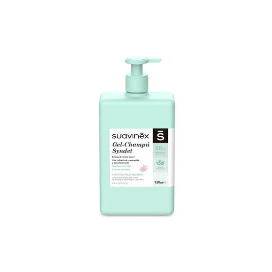 SUAVINEX Gel Champú Syndet 750 ml Shampoo Gel ohne Seife Kosmetik