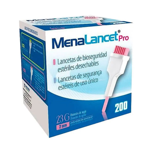 MENARINI Menalancet Pro 23 g 200 Lanzetten für kosmetische Anwendungen Kosmetik