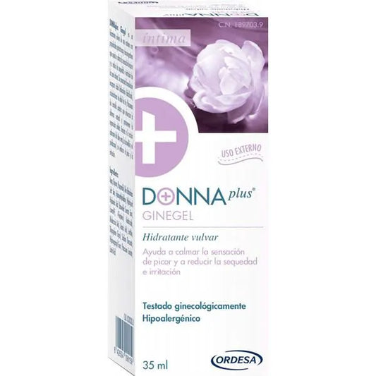 DONNA PLUS Ginegel Hidratante Vulvar Feuchtigkeitspflege für den Intimbereich Kosmetik