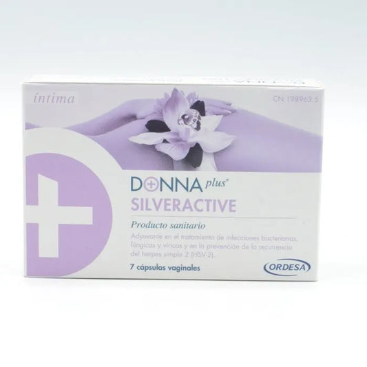 DONNA PLUS Silveractive 7 Vaginal-Kapseln 7 Stück Kosmetik