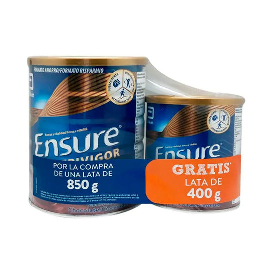 ENSURE ENSURE Nutrivigor Schokolade 850 g mit 400 g Gratisgeschenk Kosmetik