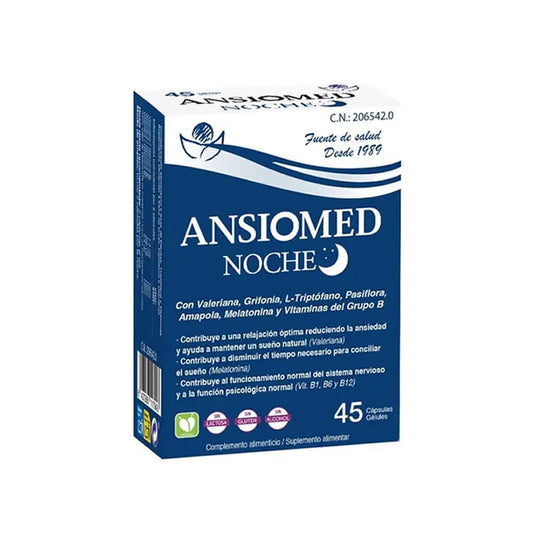 BIOSERUM Ansiomed Nacht 45 Kapseln Nahrungsergänzung für die Nachtpflege Kosmetik