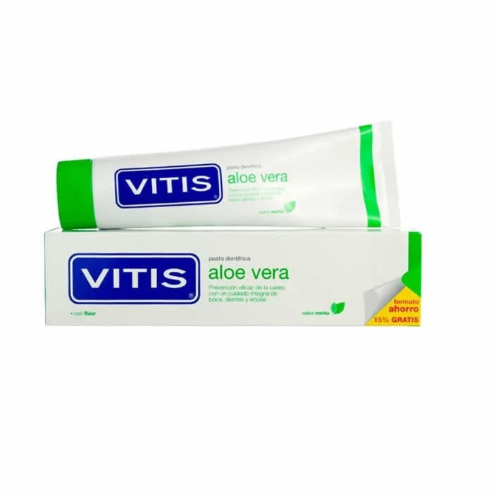 VITIS Zahnpasta Aloe Vera 150 ml natürliche Zahncreme ohne Fluorid Kosmetik