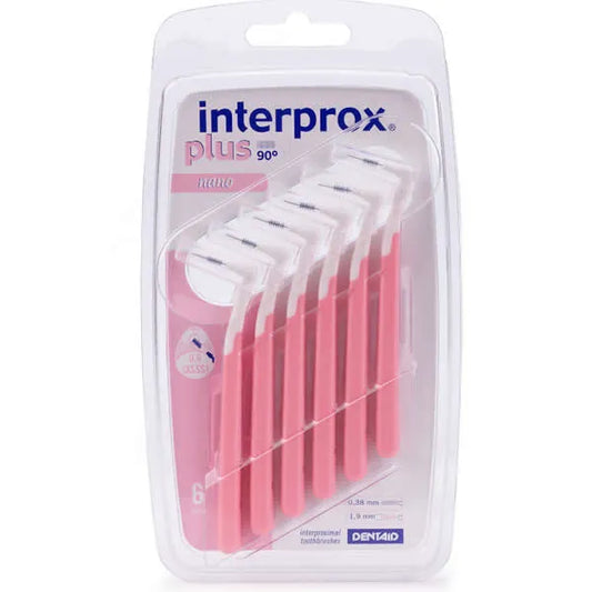 INTERPROX INTERPROX Interdentalbürsten Plus Nano 6 Stück für die Zahnzwischenraumreinigung Kosmetik