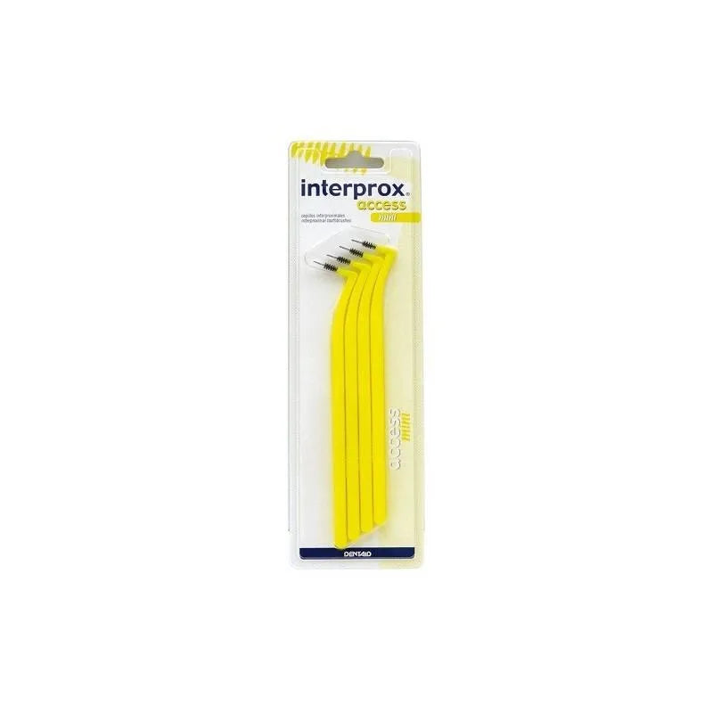 Interprox Vitis Interdent Dentaid Acces Mini Larg 4u Zahnbürste